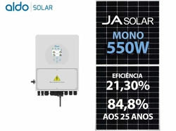 Gerador De Energia Solar Deye Hibrido Solo Romagnole Deye Gfh 9,9kwp Ja 550w Sun 10kw 2mppt 380v