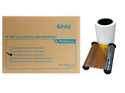 Papel HITI P510 - 6X8 - 15X20 p/165 fotos. cada kit.