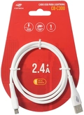 Cabo USB Para USB-C Tipo-C C3tech 1M Branco - CB-C300WH