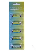 Bateria Alcalina 23A - Maxprint 12V. cartela com 5 unidades.