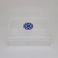 Caixa P tampa articulada - Logo alto relevo inicial ou desenho