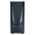 Gabinete Gamer K-MEX JAEGER 2 LED RGB Preto - CG02TJ