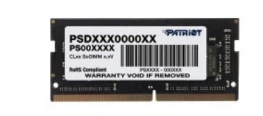 Memória Patriot 8gb Ddr4 3200mhz Sodimm 1.2v - Psd48g320081s
