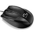 Mouse Multilaser Multimídia Profissional 1600Dpi Preto USB - MO164