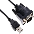 Cabo Adaptador Storm, Serial RS-232 x USB A Macho, 0,8m, Preto - CBUS0016