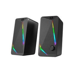 CAIXA DE SOM REDRAGON WALTZ 2.0 C/RGB PRETO - GS510