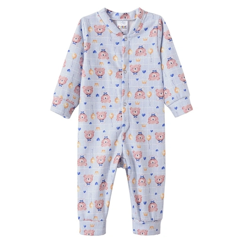 Macacão Soft Estampado Abertura Botão Fantoni - Masculino