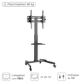 Suporte Rack para Tv Vinik Lcd/led/plasma de 37 a 70 Com Suporte para Receptor - Sr150