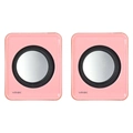 Caixa de Som 2.0 Usb 5v 2x 1w Com Controlador de Volume Rosa - Vs-01r