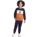 Conjunto Moletom Manga Longa Ursinho Cacau Randa Mundu - Masculino