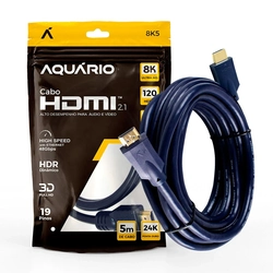 CABO HDMI 2.1 8K 5M 3D AQUARIO - 8K5