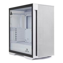 Gabinete Gamer Redragon Demolisher Mid Tower Lateral em Vidro Temperado Branco - GC-706W