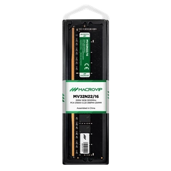 Memória Desktop 16Gb Ddr4 3200Mhz Pc4 288Pin Mv32n22/16i - Macrovip