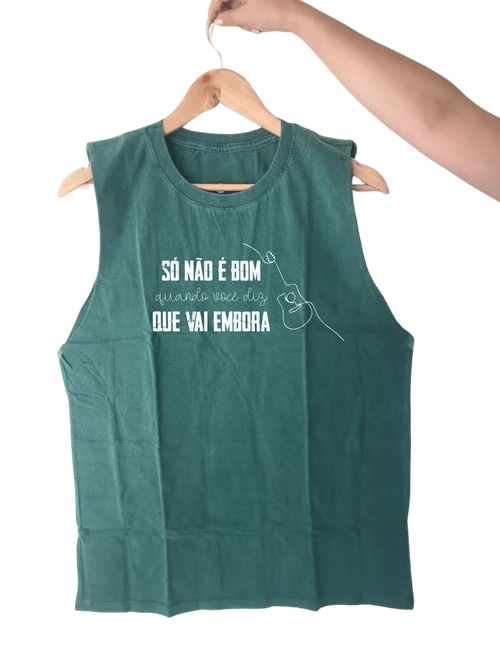 Regata Stone Fica Amor 2 — Só não é bom quando você diz que vai embora