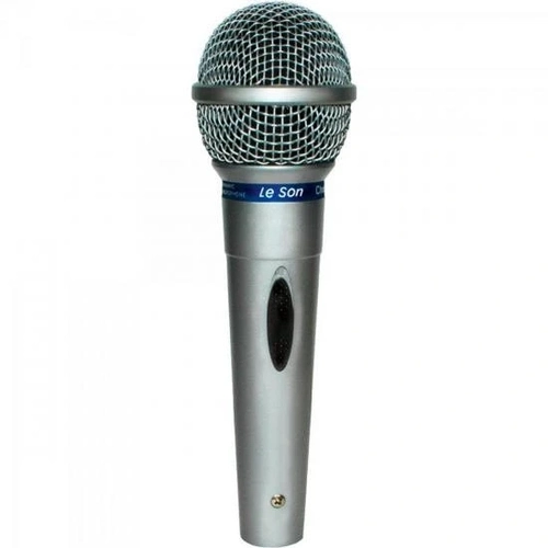 Microfone Dinâmico Cardióide Leson Prata - Mc-200