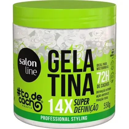 Gelatina Salon Line todecacho Super Definição 550g