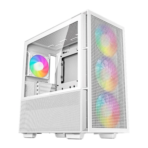 Gabinete Deepcool Ch560 Branco Vidro Temperado Com 4 Fans Argb - R-ch560-whape4-g-1
