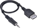 Cabo P2 3 Vias x Usb Fêmea 30 Cm Ps2 - Usbf-30