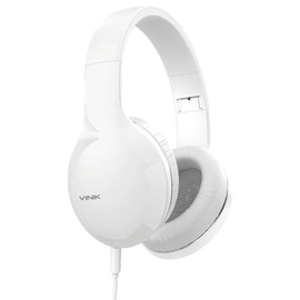 Fone de Ouvido Headset Go Tune Branco Com Microfone Cabo 1.2m Plug P2 Estereo P3 - Hg110tb