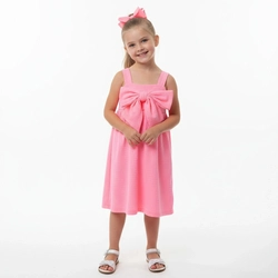 Vestido Alça Média By Gus Feminino - Rosa Neon