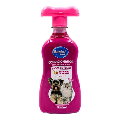 Condicionador e Desembaraçador Genial Pet - Cheirinho de Frutas 500ml