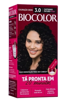 Tintura Para Cabelo 3.0 Castanho Escuro Biocolor 50ml