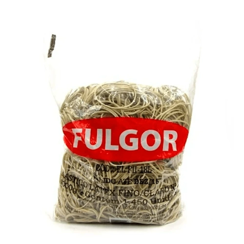 Elástico Claro Nº18 1Kg Com 1450 Unidades Fulgor