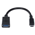 Adaptador Otg Tipo c para Usb a 3.0 para Celular Smartphone 15 Cm Preto - P3amup-15