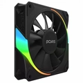 Cooler Fan Pcyes Para Gabinete Sangue Frio 3 ARGB Black Vulcan 120MM - ARGBSF3BR