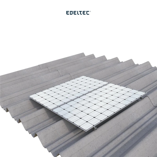 Estrutura P/ 2 Mod. Edeltec Solar Kalhetao (s/ Perfil)