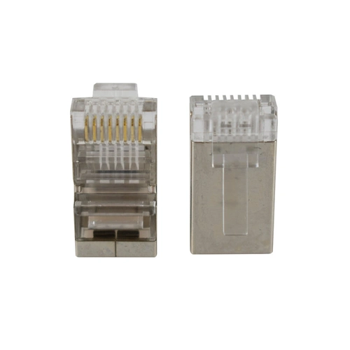 Conector Rj-45 Macho Evus C-103 Cat6 Blindado 100un.