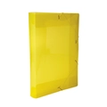 Pasta Aba Elástico Amarelo Ofício Lombo 4cm Dello