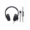 Headset Com Fio Hf700 Conexao Usb Cabo de 210cm Cancelamento de Ruido Ph317