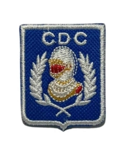 Breve bordado CDC- auto colante