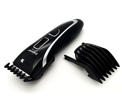Aparador Maquina de Cortar Cabelo e Barba Sem Fio Recarregável Ecopower EP-391 Bivolt - Cor Preto