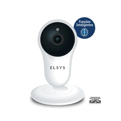 Câmera de Segurança Elsys Wi-fi Fixa Inteligente Full Hd - ESC-WY3F