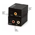 Adaptador Conversor Áudio Óptico P/ Rca Ref. Es-09