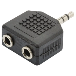 Adaptador 2x J2 Stereo Para P2 Stereo