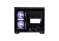 Gabinete Cooler Master Elite 481 Wood Micro-atx Vidro Panoramico 3 Fans Argb Preto    E481-khnn-s00