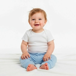 Mijão 100% Algodão Bebê Taita Unissex - Azul Claro