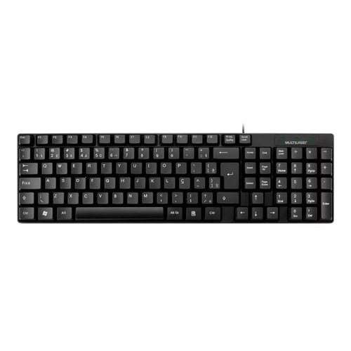 Teclado Padrao com fio Usb Slim  TC193c - Multilaser
