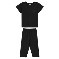 Conjunto Camiseta Manga Curta e Calça em Cotton Lik Kids - Menino