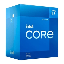 Processador Intel Core i7 12700F 12ª Geração 2.1GHz (4.9GHz Max Turbo) Cache 25MB LGA 1700 S/ Vídeo Integrado - BX8071512700F