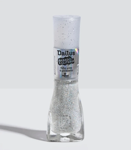 Esmalte Dailus Glitter - Babado e Gliteria - Não Vim A Passeio 8ml