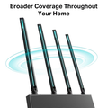 Roteador TP-Link Archer C80 AC1900 Mbps Wireless MU-MIMO 3X3 Gigabit Dual-Band 4 Antenas