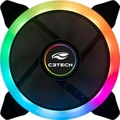 Kit 2 Cooler Fan 120mm C3tech - F7-l600rgb c/ controladora