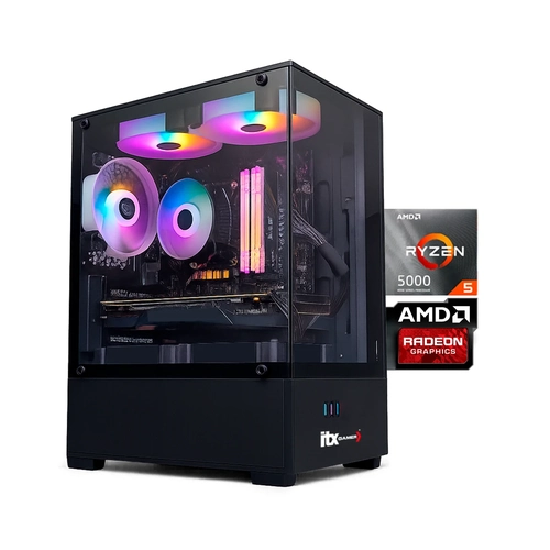 PC Gamer Arena, Ryzen 5 5600GT, Radeon™ Graphics Vega 7, 16GB Ram, SSD 480GB, Gabinete RGB
