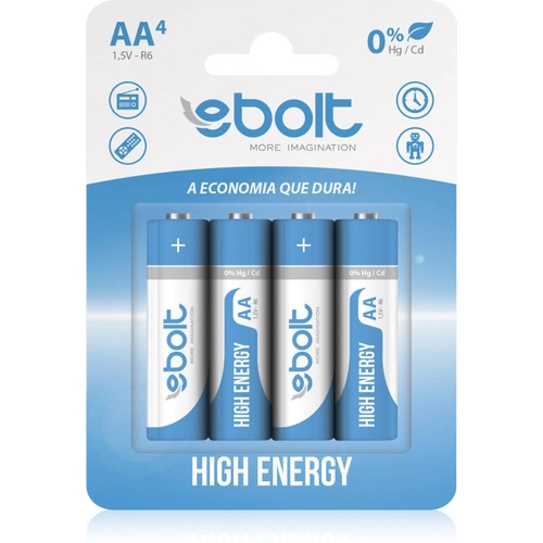 Pilha Aa High Energy 1,5v R6 Ps009c4 Ebolt