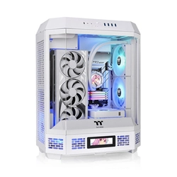 Gabinete Gamer Thermaltake The Tower 600, Painel de Vidro, Mid-Tower, 2x Fans 140mm, Snow - CA-1Z1-00M6WN-00