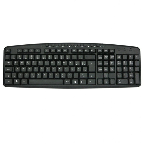 Teclado PowerX Multimídia Usb Preto - KB-260M